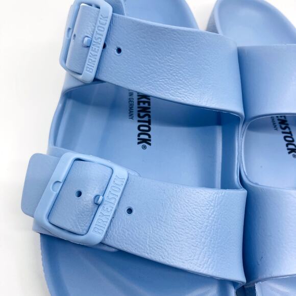 Birkenstock Arizona EVA Sandals Size 40 Womens 9 Narrow Fit Dusty Blue Slides - Picture 4 of 10